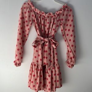 Off the shoulder dress